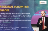 Procesul de digitalizare a Republicii Moldova în contextul crizei pandemice a fost prezentat la Forumul regional pentru Europa al Uniunii Internaționale în Telecomunicații