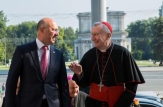 Pavel Filip a avut o întrevedere cu Secretarul de Stat al Sfântului Scaun Eminența Sa Cardinalul Pietro Parolin