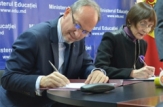 Ministerul Educației a semnat un Protocol de colaborare cu România