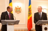 Declarație de presă comună a președintelui Republicii Moldova, Nicolae Timofti, și a  preşedintelui României, Traian Băsescu