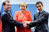 Reuniune trilaterală Germania-Franţa-Rusia, înaintea summitului NATO